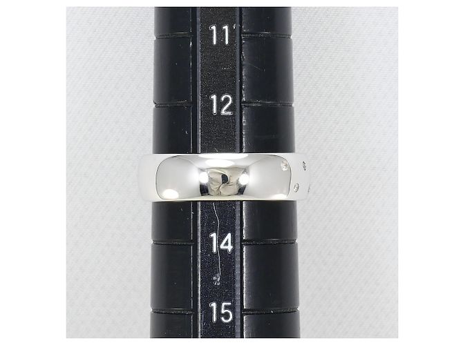 Autre Marque 18K Weißgold-Ring mit Diamant Golden - Ansicht 7