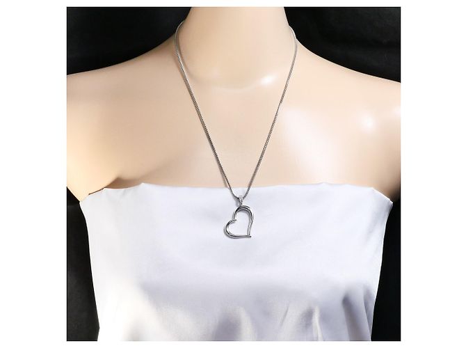 Autre Marque 18K Weißgoldkette mit Diamant Golden - Ansicht 6