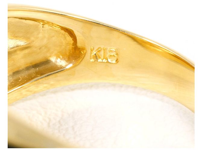 Autre Marque Anello a fascia in oro 18K con diamante D'oro - vista 5