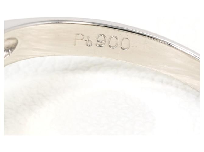 Autre Marque Platinring mit Diamant - Ansicht 4