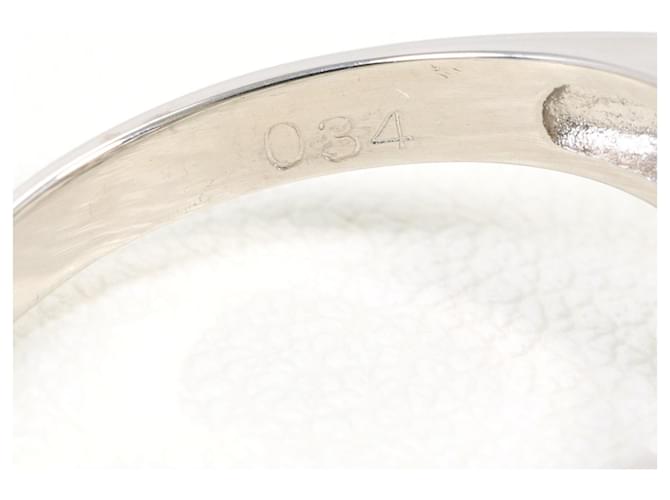 Autre Marque Platinring mit Diamant - Ansicht 5