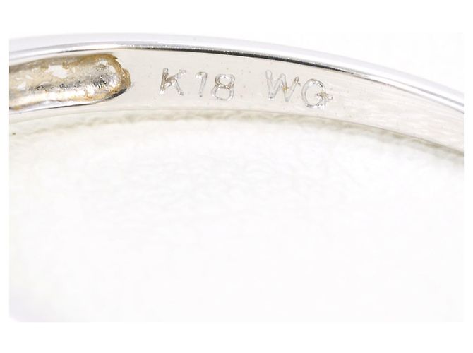 Autre Marque 18K Weißgold-Ring mit Diamant Golden - Ansicht 4