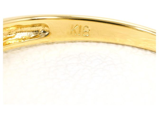 Autre Marque 18K Gelbgold-Ring mit Quarz Golden - Ansicht 4
