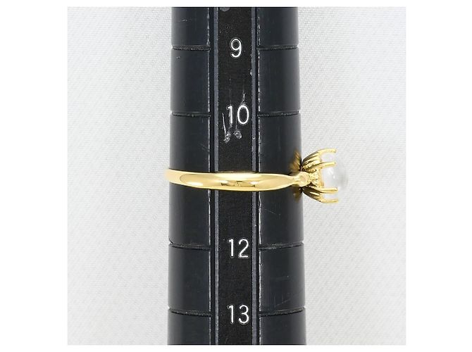 Autre Marque 18K Gelbgold-Ring mit Quarz Golden - Ansicht 6