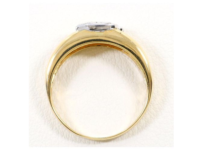 Autre Marque 18K Goldring mit Diamant Golden - Ansicht 2