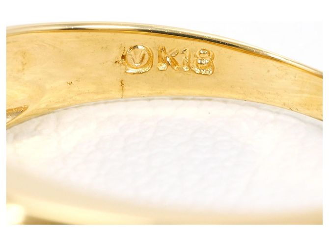Autre Marque 18K Goldring mit Diamant Golden - Ansicht 4