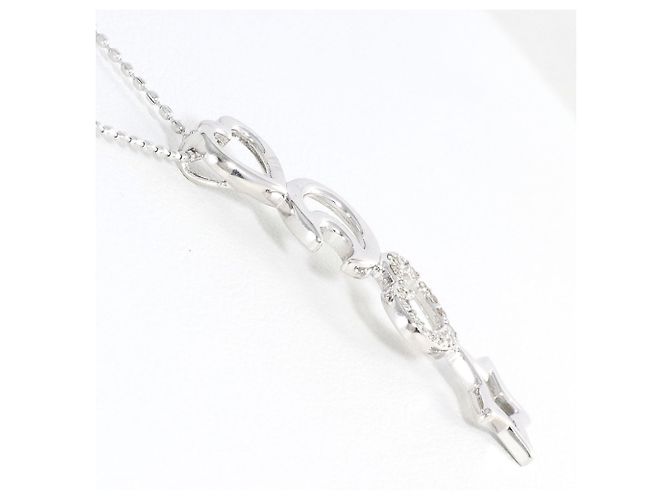 Autre Marque 14K und 18K Weißgold Halskette mit Diamant Golden - Ansicht 2