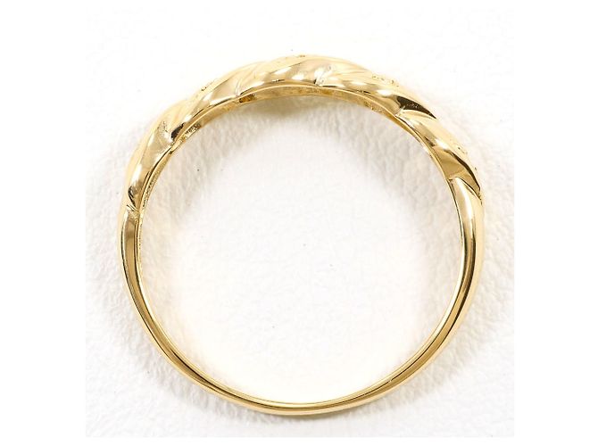 Autre Marque 18K Gelbgold-Ring mit Diamant Golden - Ansicht 2