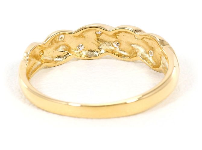 Autre Marque 18K Gelbgold-Ring mit Diamant Golden - Ansicht 3