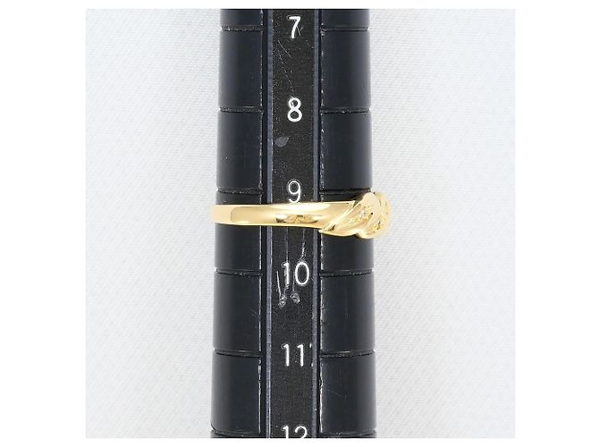 Autre Marque 18K Gelbgold-Ring mit Diamant Golden - Ansicht 7