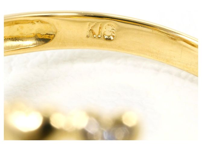 Autre Marque 18K Gelbgold-Ring mit Diamant Golden - Ansicht 4