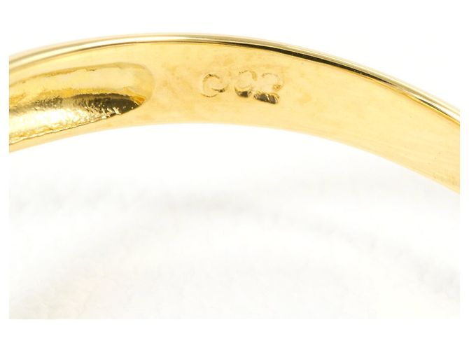 Autre Marque 18K Gelbgold-Ring mit Diamant Golden - Ansicht 5