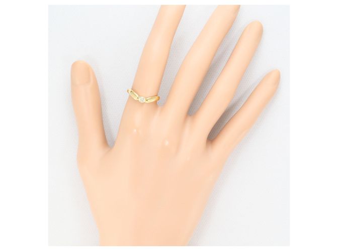 Autre Marque 18K Gelbgold-Ring mit Diamant Golden - Ansicht 6