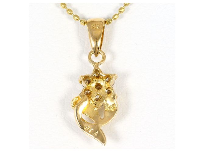Autre Marque Collana in oro giallo 18K con diamante D'oro - vista 3