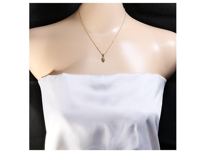 Autre Marque Collana in oro giallo 18K con diamante D'oro - vista 5