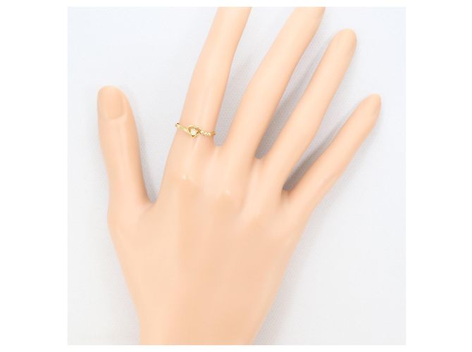 Autre Marque 18K Gelbgold-Ring mit Diamant Golden - Ansicht 5