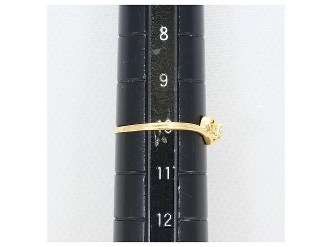 Autre Marque 18K Gelbgold-Ring mit Diamant Golden - Ansicht 6