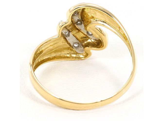 Autre Marque PT900 Platin- und 18K Gelbgold Ring Golden - Ansicht 3