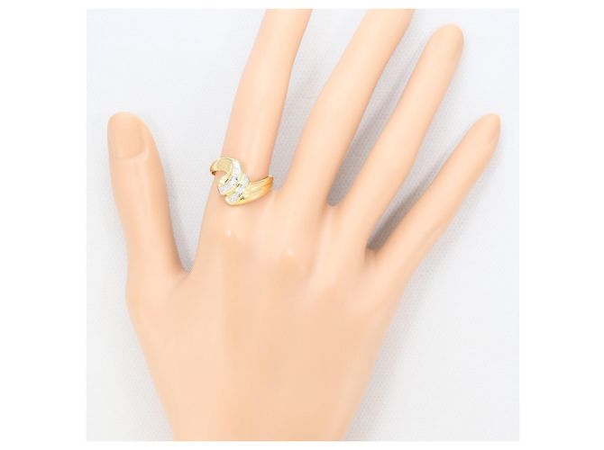 Autre Marque PT900 Platin- und 18K Gelbgold Ring Golden - Ansicht 6