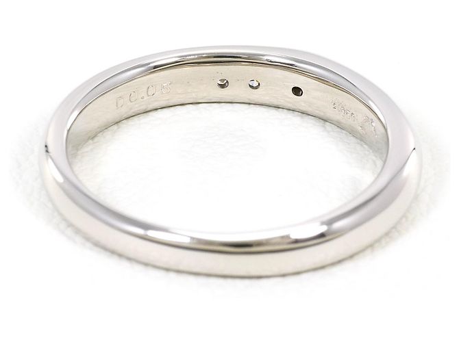 Autre Marque PT950 Platinring mit Diamant - Ansicht 3