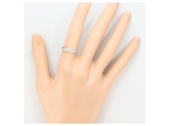 Autre Marque Platin 900 Ring mit Diamant - Ansicht 5