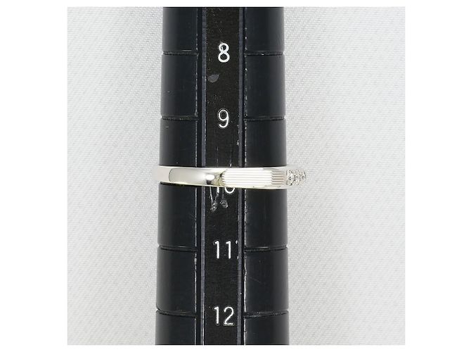 Autre Marque Platin 900 Ring mit Diamant - Ansicht 6