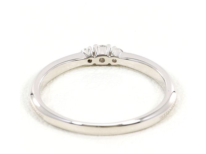 Autre Marque Platin-Ring mit rosa Turmalin und Diamant Pink - Ansicht 3