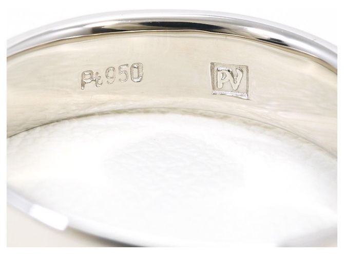 Autre Marque Anello a fascia in platino PT950 - vista 4