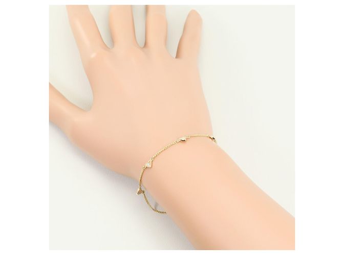Autre Marque Bracciale charm in oro giallo 18K e diamanti D'oro - vista 3