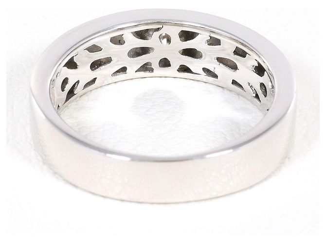 Autre Marque 18K Weißgold-Ring mit Diamant Golden - Ansicht 3