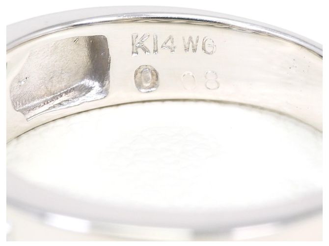 Autre Marque 18K Weißgold-Ring mit Diamant Golden - Ansicht 4
