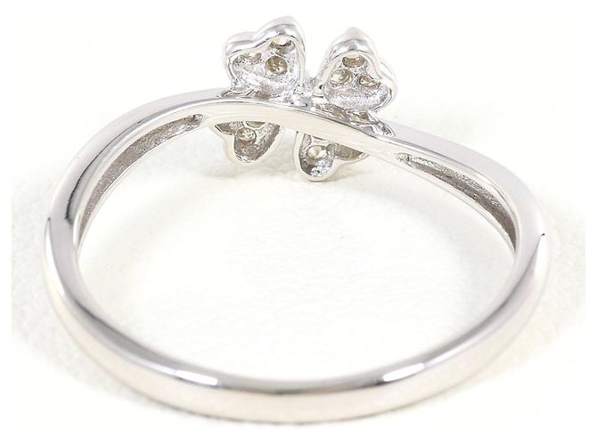 Autre Marque Diamantring aus Weißgold Golden - Ansicht 3