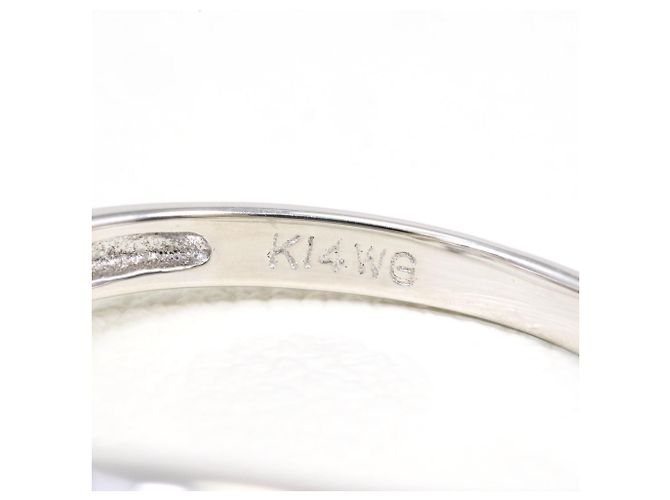 Autre Marque Diamantring aus Weißgold Golden - Ansicht 4