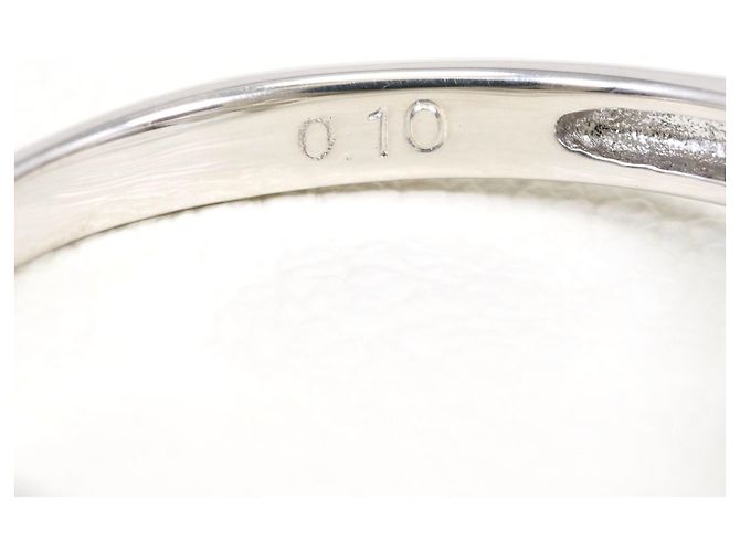 Autre Marque Diamantring aus Weißgold Golden - Ansicht 5