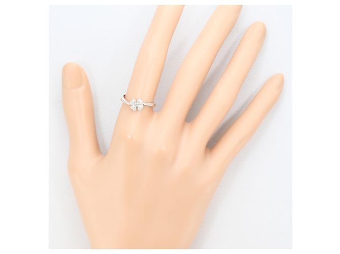 Autre Marque Diamantring aus Weißgold Golden - Ansicht 6