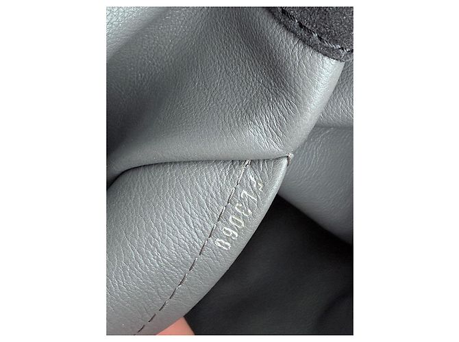 Louis Vuitton Whisper GM FW2008 Python Handle Suede Bag Rare Archive Marrone Nero - vista 16