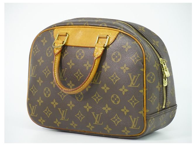 Borsa Louis Vuitton Trouville in tela Monogram medium Marrone - vista 2
