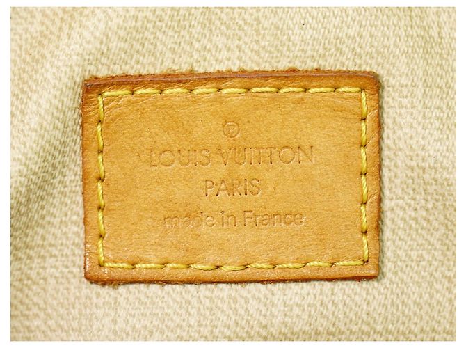 Borsa Louis Vuitton Trouville in tela Monogram medium Marrone - vista 4