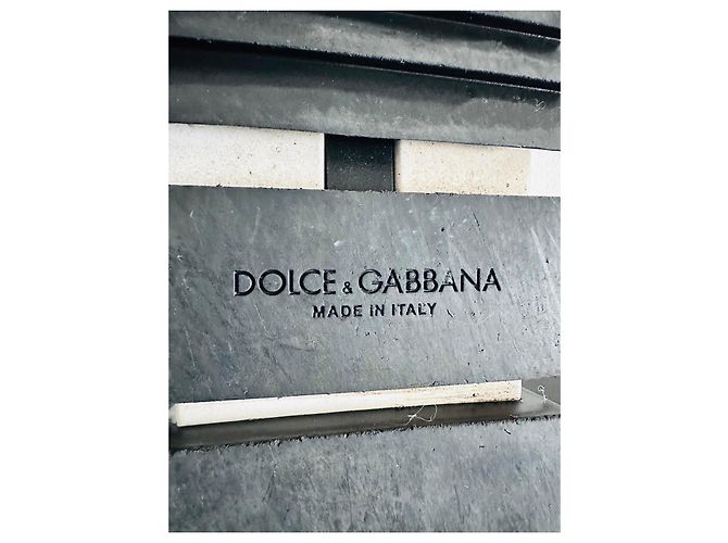Dolce & Gabbana Strass-Sneaker Silber Schwarz - Ansicht 10