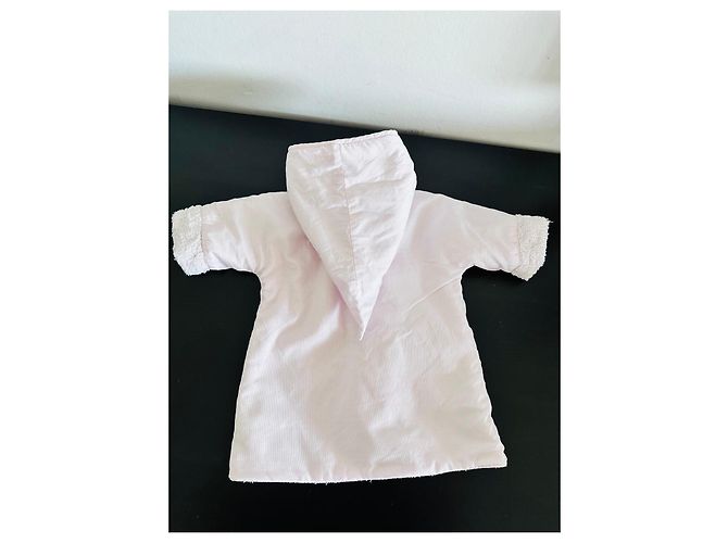 Baby Dior rosa Babyjacke aus Baumwolle mit Kapuze - Ansicht 6