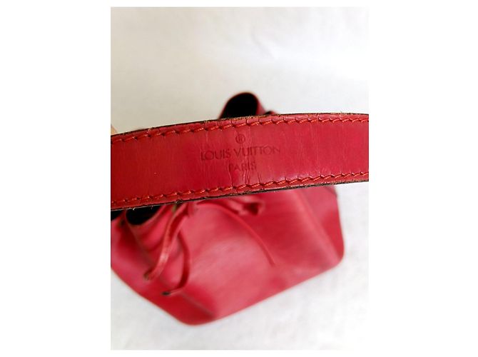 Noe Louis Vuitton Noé in pelle Epi rossa Rosso - vista 10