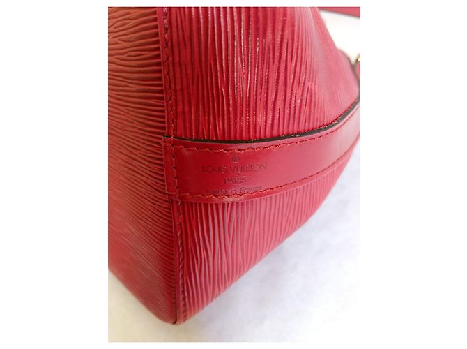 Noe Louis Vuitton Noé in pelle Epi rossa Rosso - vista 11