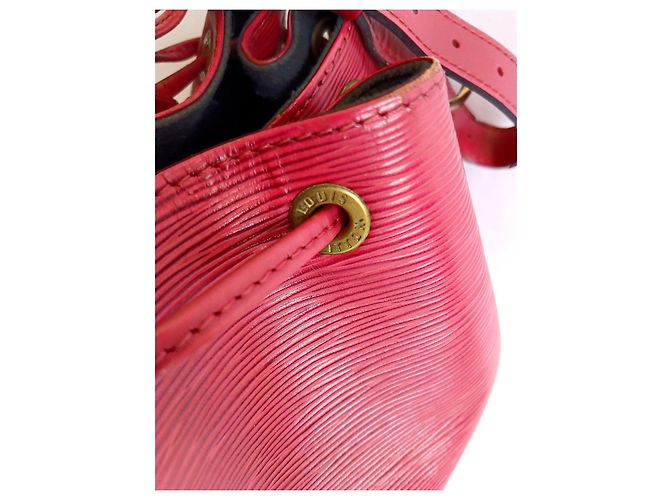 Noe Louis Vuitton Noé in pelle Epi rossa Rosso - vista 8