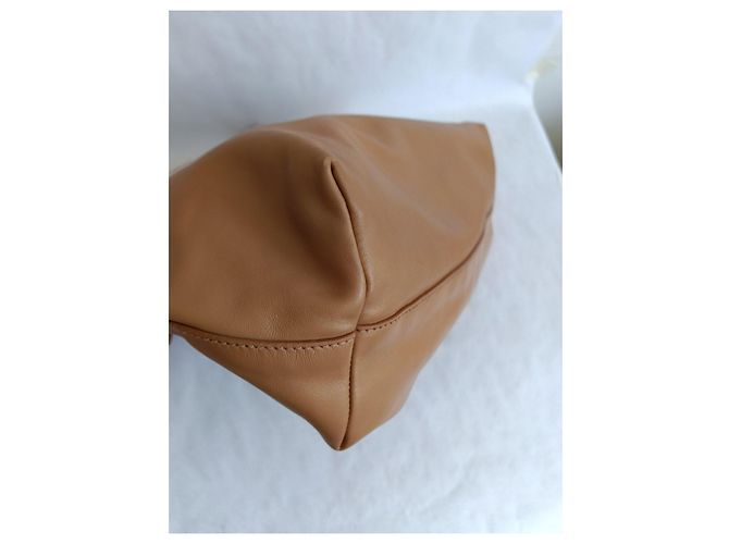 Borsa Tote Miu Miu in pelle marrone - vista 12