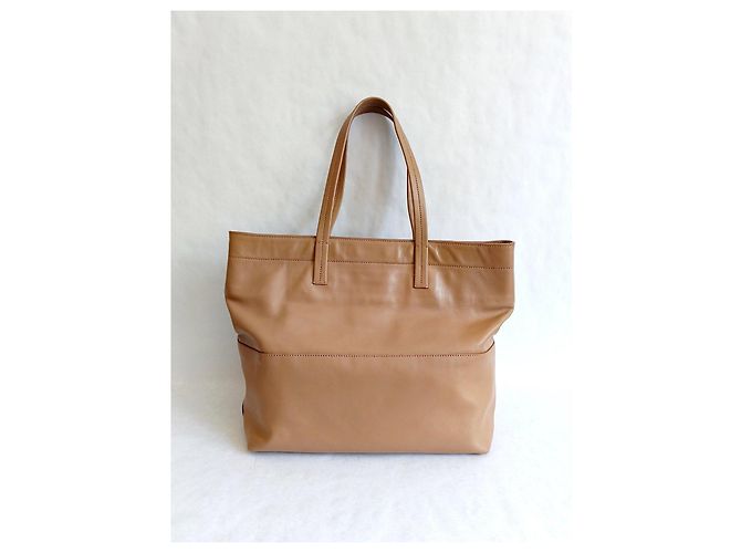 Borsa Tote Miu Miu in pelle marrone - vista 3