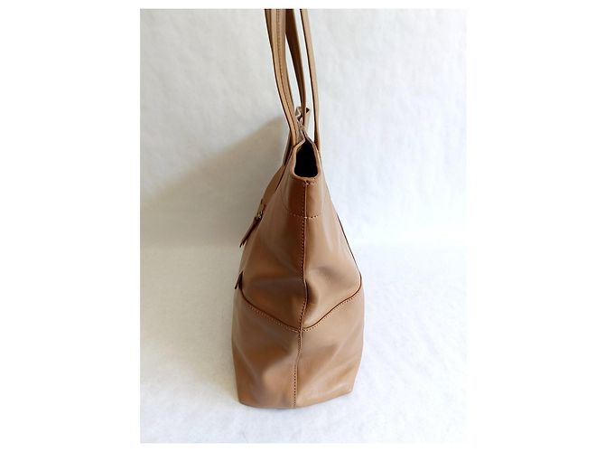 Borsa Tote Miu Miu in pelle marrone - vista 4