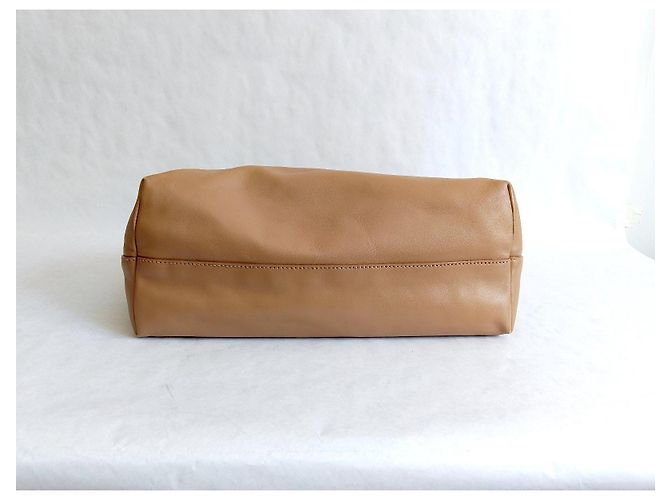 Borsa Tote Miu Miu in pelle marrone - vista 5