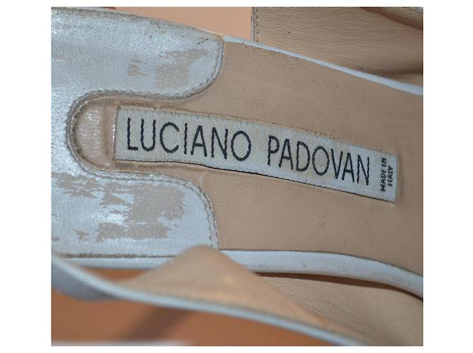 Autre Marque Sandali Luciano Padoan bianchi in pelle Bianco - vista 6