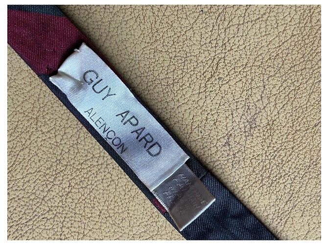 Autre Marque Set di Papillon e Pochette in Seta Hilditch & Key e Guy Apard Nero Blu Multicolore Verde oliva Prugna - vista 11