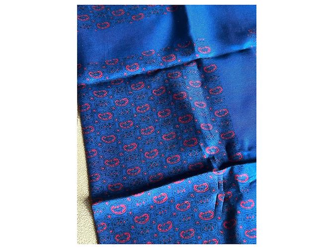 Autre Marque Set di Papillon e Pochette in Seta Hilditch & Key e Guy Apard Nero Blu Multicolore Verde oliva Prugna - vista 15